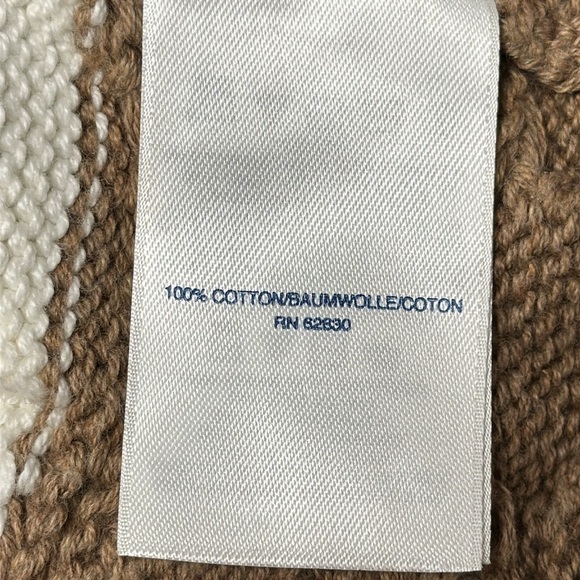 Lands' End Women's Heavy Cotton Cable Drifter Shawl Collar Cardigan Sweater, 2X - Picture 4 of 9